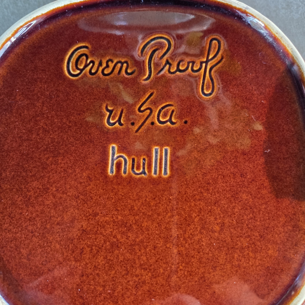 Oven Proof Art Plate - Rich Brown